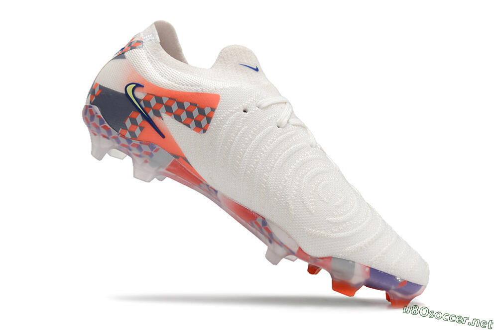 Men's Nike Phantom Luna 2 Elite Olympics 2024 FG Football Boots - White/Multicolor 4