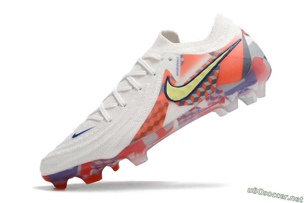 Men's Nike Phantom Luna 2 Elite Olympics 2024 FG Football Boots - White/Multicolor 5