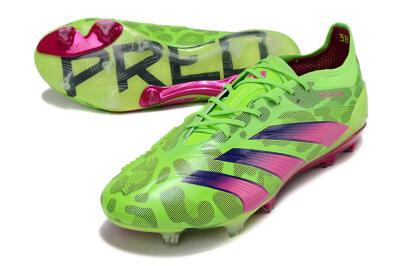 Men's Adidas Predator Accuracy.1 FG Football Boots - Green/Yellow/Purple