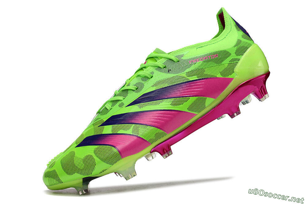 Men's Adidas Predator Accuracy.1 FG Football Boots - Green/Yellow/Purple 5