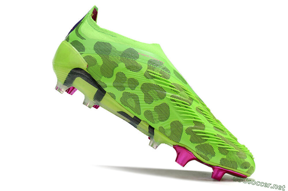 Men's Adidas Predator Accuracy+ FG Football Boots - Green/Purple/Yellow 4