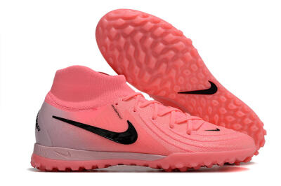 Men's Nike Phantom Luna 2 Elite TF Football Shoes - Pink/Black/White