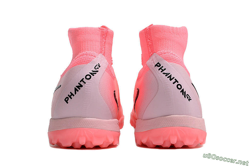 Men's Nike Phantom Luna 2 Elite TF Football Shoes - Pink/Black/White 5