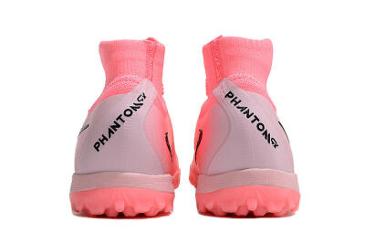 Men's Nike Phantom Luna 2 Elite TF Football Shoes - Pink/Black/White
