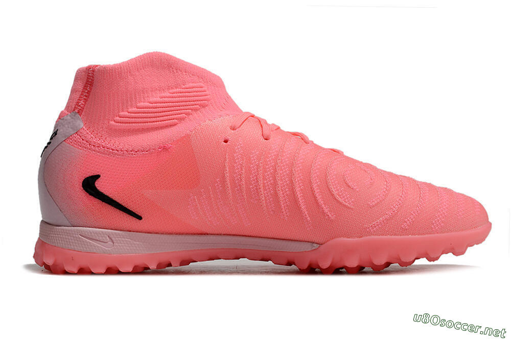 Men's Nike Phantom Luna 2 Elite TF Football Shoes - Pink/Black/White 7