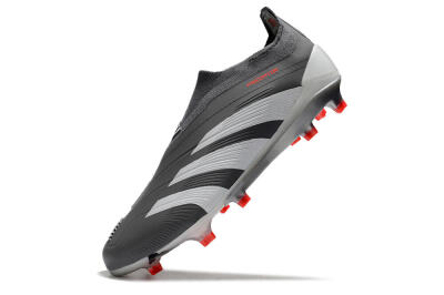 Men's Adidas Predator Accuracy+ FG Football Boots - Brown/Silver/Red