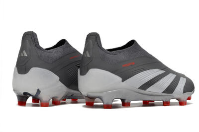Men's Adidas Predator Accuracy+ FG Football Boots - Brown/Silver/Red