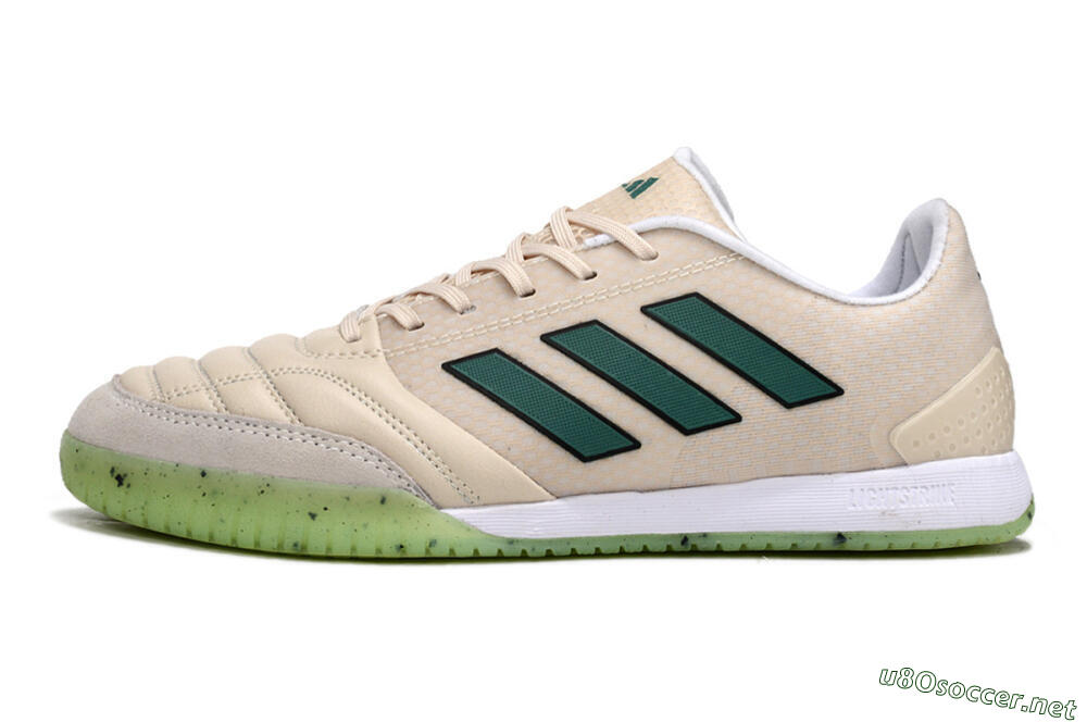 Men's Adidas Top Sala FG Football Shoes - Grey/Green 0