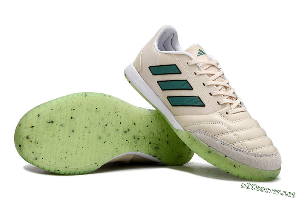 Men's Adidas Top Sala FG Football Shoes - Grey/Green 1