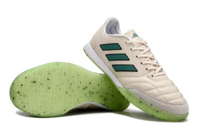 Men's Adidas Top Sala FG Football Shoes - Grey/Green