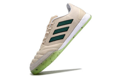 Men's Adidas Top Sala FG Football Shoes - Grey/Green