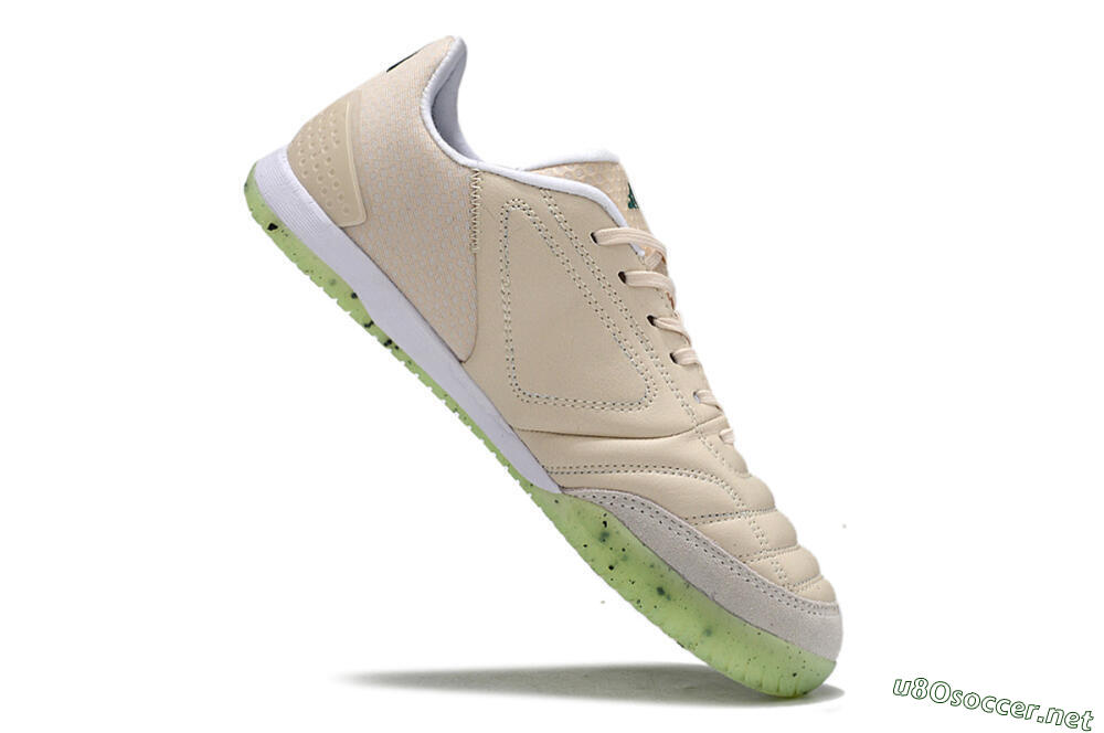 Men's Adidas Top Sala FG Football Shoes - Grey/Green 5