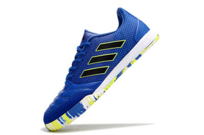Men's Adidas Top Sala FG Football Shoes - Blue/Black/Yellow