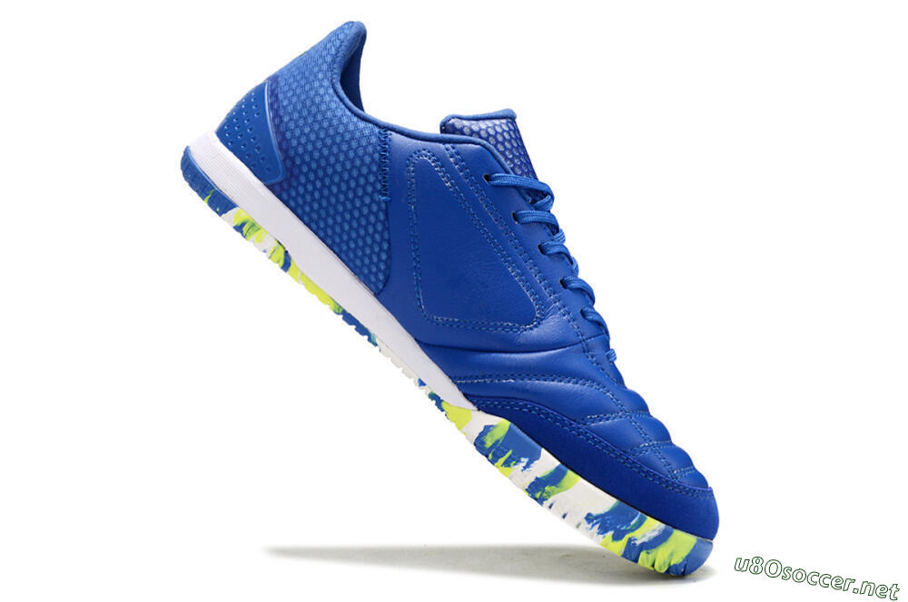 Men's Adidas Top Sala FG Football Shoes - Blue/Black/Yellow 5