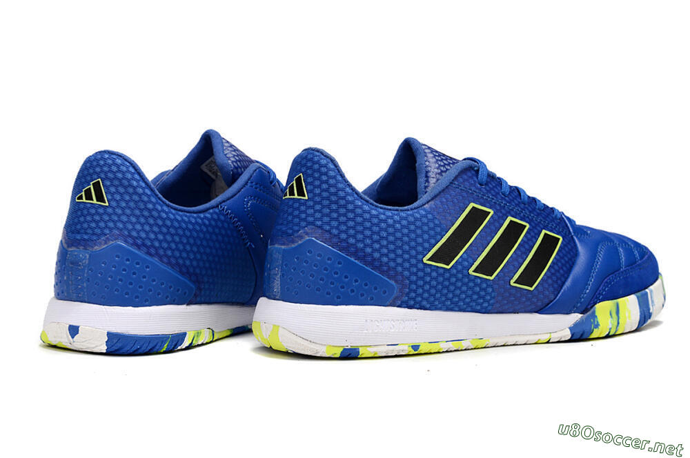 Men's Adidas Top Sala FG Football Shoes - Blue/Black/Yellow 6