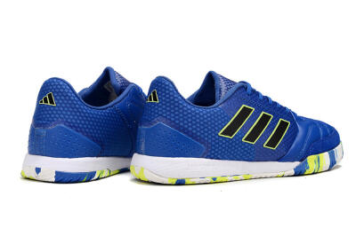 Men's Adidas Top Sala FG Football Shoes - Blue/Black/Yellow