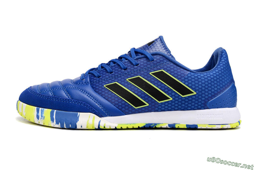 Men's Adidas Top Sala FG Football Shoes - Blue/Black/Yellow 0