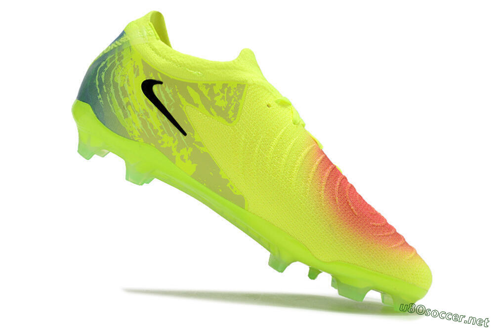 Men's Nike Phantom Luna Elite NU FG Football Boots - Yellow/Black/Orange 4