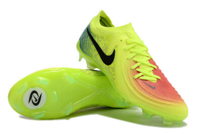 Men's Nike Phantom Luna Elite NU FG Football Boots - Yellow/Black/Orange