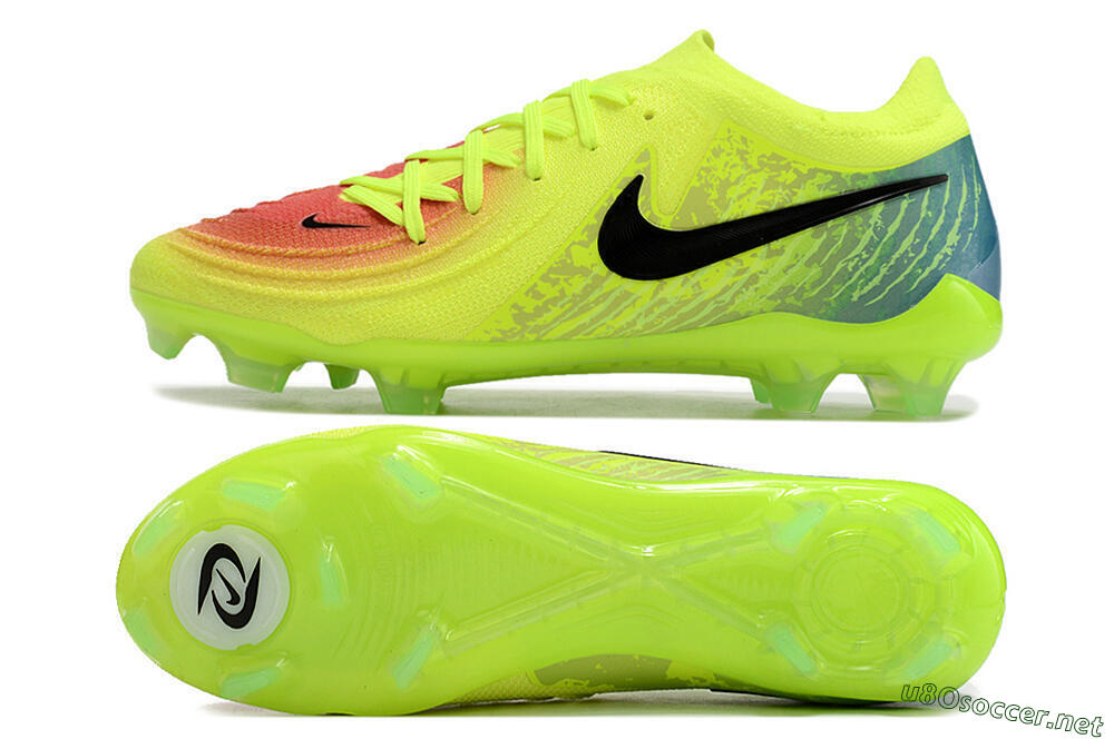 Men's Nike Phantom Luna Elite NU FG Football Boots - Yellow/Black/Orange 1