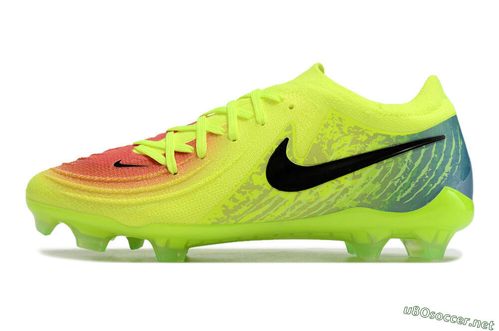 Men's Nike Phantom Luna Elite NU FG Football Boots - Yellow/Black/Orange 0