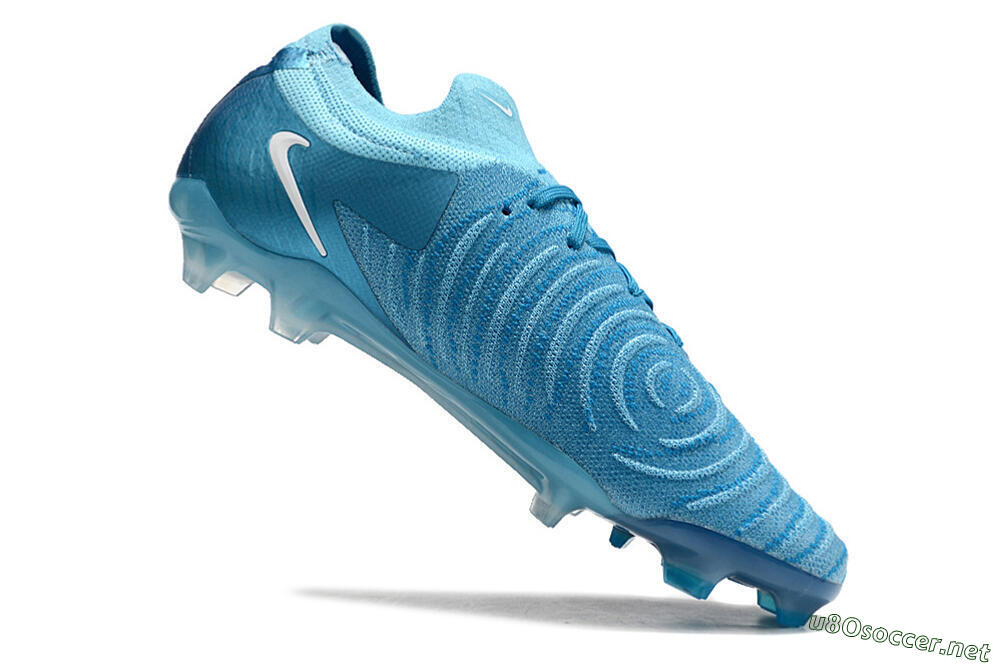 Men's Nike Phantom Luna Elite NU FG Football Boots - Light Blue/White 4