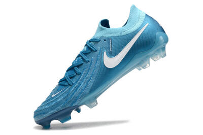 Men's Nike Phantom Luna Elite NU FG Football Boots - Light Blue/White
