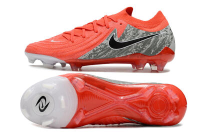 Unisex Nike Phantom Luna Elite FG Football Boots - Red/Black/Green