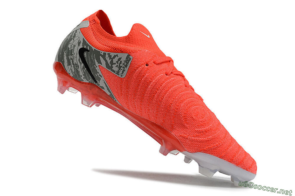 Unisex Nike Phantom Luna Elite FG Football Boots - Red/Black/Green 4