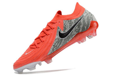 Unisex Nike Phantom Luna Elite FG Football Boots - Red/Black/Green