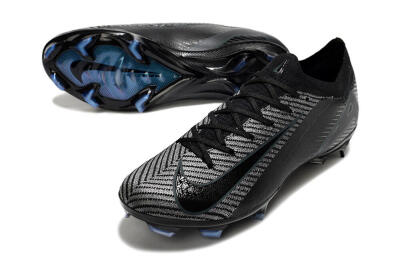 Men's Nike Air Zoom Mercurial Vapor 16 Elite FG Football Boots - Black/Black/Blue