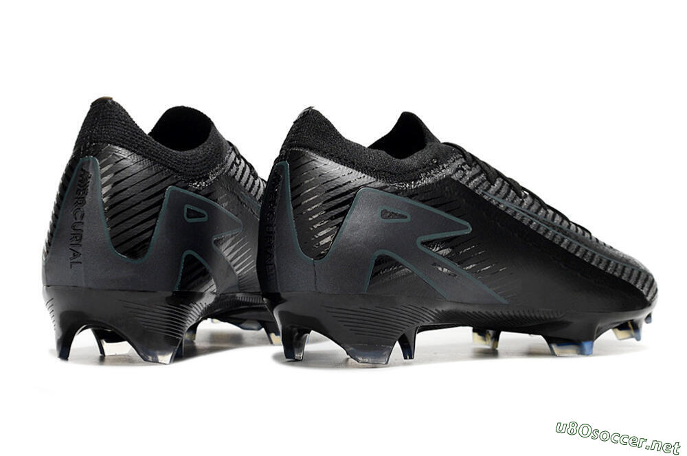 Men's Nike Air Zoom Mercurial Vapor 16 Elite FG Football Boots - Black/Black/Blue 6