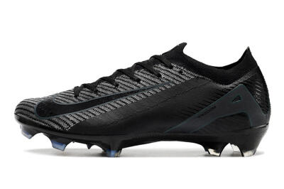 Men's Nike Air Zoom Mercurial Vapor 16 Elite FG Football Boots - Black/Black/Blue
