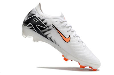 Men's Nike Air Zoom Mercurial Vapor 16 Elite FG Football Boots - White/Orange/Black
