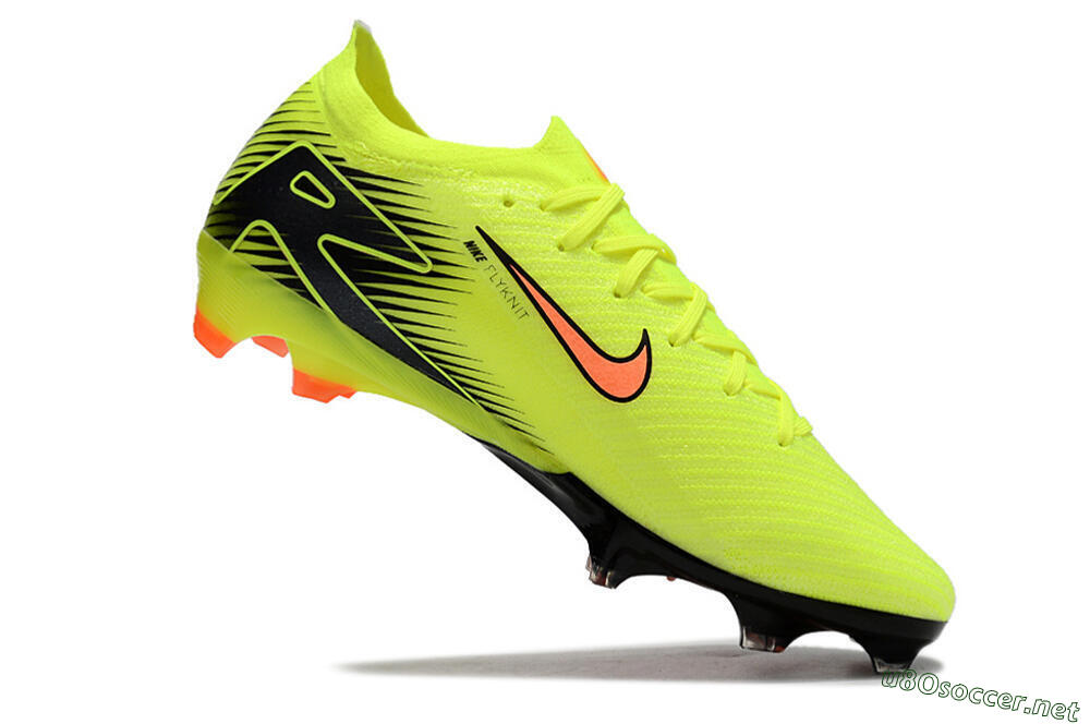 Men's Nike Air Zoom Mercurial Vapor 16 Elite FG Football Boots - Yellow/Orange/Black 4