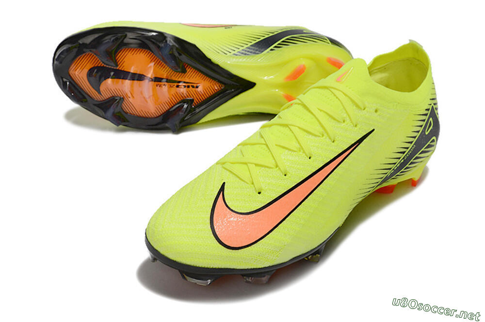 Men's Nike Air Zoom Mercurial Vapor 16 Elite FG Football Boots - Yellow/Orange/Black 3