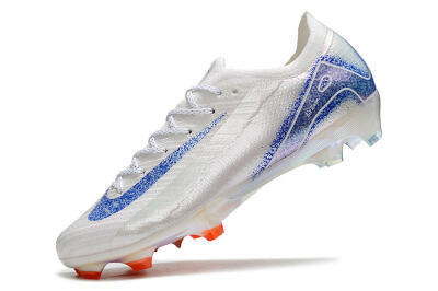 Men's Nike Air Zoom Mercurial Vapor 16 Elite FG Football Boots - White/Silver/Blue/Orange