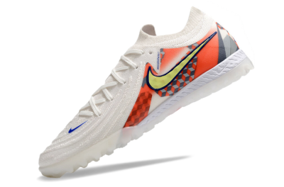 Men's Nike Phantom GX 2 Elite TF Football Shoes - White/Yellow/Blue/Orange