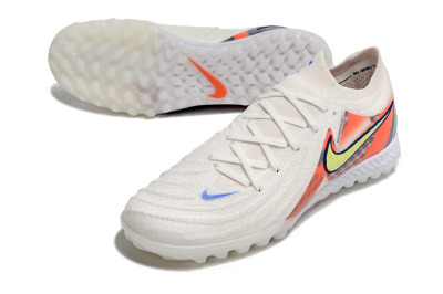 Men's Nike Phantom GX 2 Elite TF Football Shoes - White/Yellow/Blue/Orange