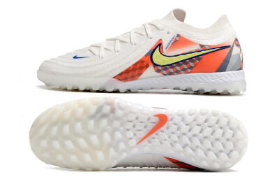 Men's Nike Phantom GX 2 Elite TF Football Shoes - White/Yellow/Blue/Orange