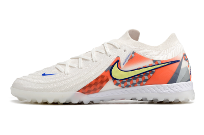 Men's Nike Phantom GX 2 Elite TF Football Shoes - White/Yellow/Blue/Orange