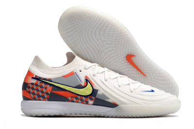 Men's Nike Phantom GX 2 Elite IC Football Shoes - White/Yellow/Blue/Orange