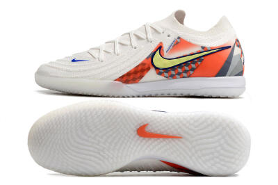 Men's Nike Phantom GX 2 Elite IC Football Shoes - White/Yellow/Blue/Orange