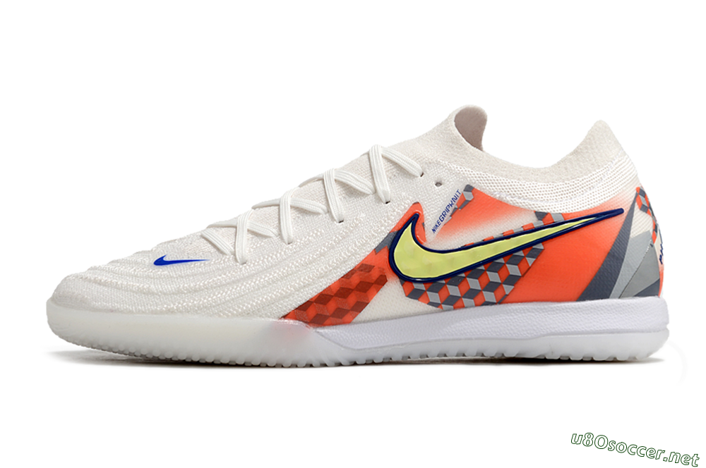 Men's Nike Phantom GX 2 Elite IC Football Shoes - White/Yellow/Blue/Orange 0