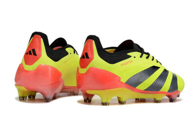 Men's Adidas Predator Elite FG Football Boots - Yellow/Black/Orange
