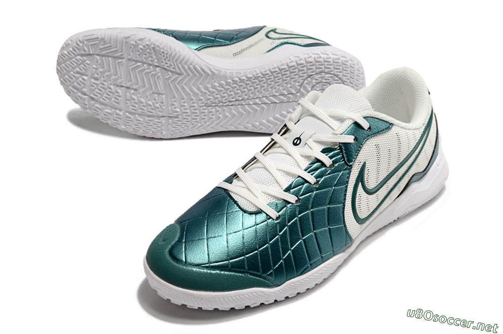 Men's Nike Tiempo Legend 10 Academy IC Football Shoes - Blue/White 3