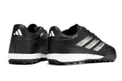 Men's Adidas Copa Pure.3 TF Football Shoes - Black/Sliver/White