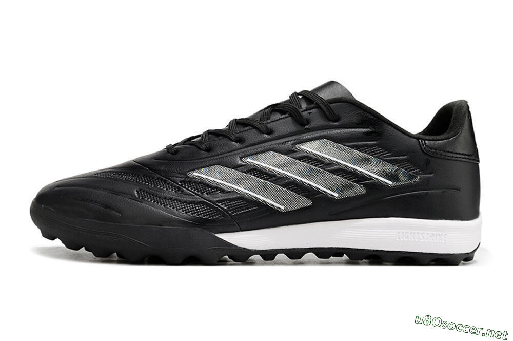 Men's Adidas Copa Pure.3 TF Football Shoes - Black/Sliver/White 0
