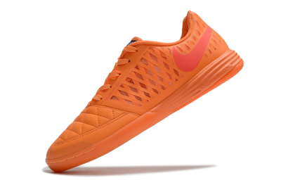 Men's Nike Lunar Gato 2 IC Football Shoes - Orange/Black/Red