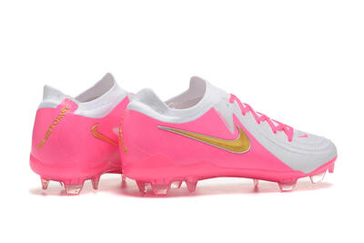 Men's Nike Phantom Luna Elite NU FG Football Boots - White/Pink/Gold